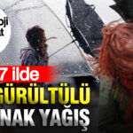 Meteoroloji saat saat uyardi 47 ilde gok gurultulu saganak yagis vKpRkCLZ